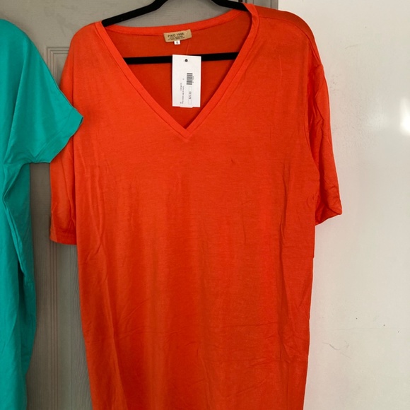 Set of two Piko 1988 tunic length short sleeve shirts - Picture 2 of 6